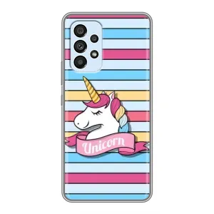 Чехол для Самсунг А33 (5G) - (Единорожки - Новинки) (AlphaPrint) (Unicorn)