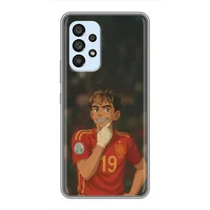 Чехол с футболистом Ламин Ямаль Samsung Galaxy A33 (5G) (Ямаль аниме)