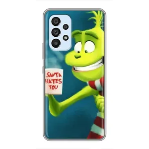 Різдвяні Чохли для Samsung Galaxy A33 (5G) (VPrint) (Зелений Грінч)