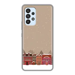 Новорічні, Святкові Чохли для Samsung Galaxy A33 (5G) - 2024 год (Зимове місто)