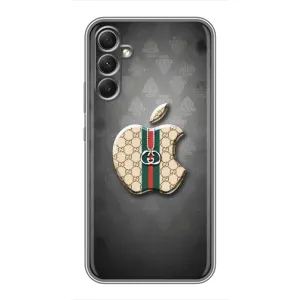 Чехлы ГУЧЧИ для Самсунг Гелекси А34 (AlphaPrint) (Apple gucci)