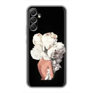 Чехлы (ART) Цветы на Samsung Galaxy A34 (VPrint) (Білі квіти)
