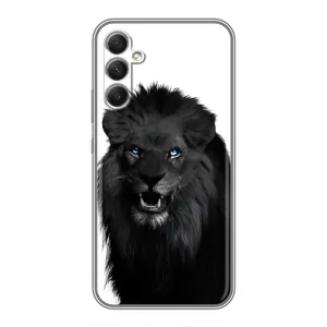 Чохли з картинкою животних Samsung Galaxy A34 (Чорний ЛЕВ)