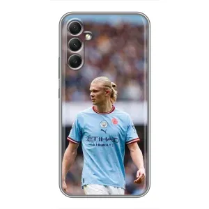 Чехлы с футболистом Ерлинг Холанд для Samsung Galaxy A34 (AlphaPrint) (Эрлинг Холанд)