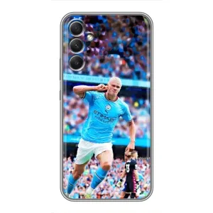 Чехлы с футболистом Ерлинг Холанд для Samsung Galaxy A34 (AlphaPrint) (фанаты Холанда)