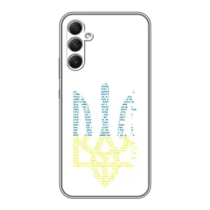 Чохли для Samsung Galaxy A34 Укр. Символіка (AlphaPrint) (Герб з букв)