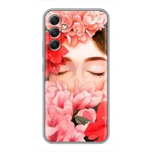 Чехлы (ART) Цветы на Samsung Galaxy A34 (VPrint) (Очі в квітах)