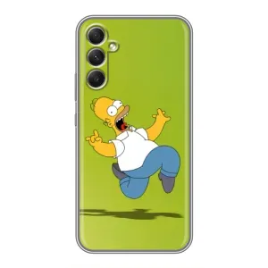 Чjхол з Сімпсонами для Samsung Galaxy A34 (VPrint) (Гомер Сімпсон)