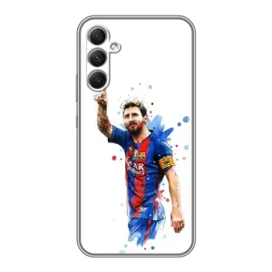 Чехлы Месси для Samsung Galaxy A34 (AlphaPrint) (Лео Месси)