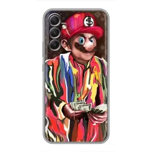 Бренднові Чохли для Samsung Galaxy A34 - (PREMIUMPrint) (Mario LV)