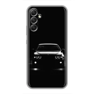 Чехол для Самсунг Гелекси А34 - с принтом БМВ (AlphaPrint) (Машина BMW)