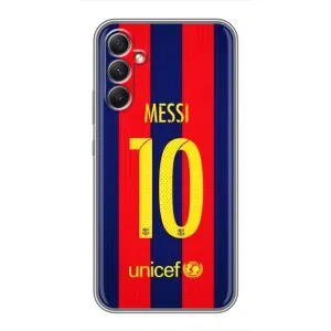 Чехлы Месси для Samsung Galaxy A34 (AlphaPrint) (Messi Barca 10)