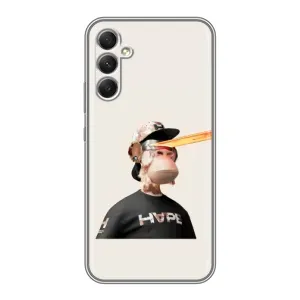 Чехлы с Обезьянами NFT для Samsung Galaxy A34 (AlphaPrint) (обезьяна NFT в очках)