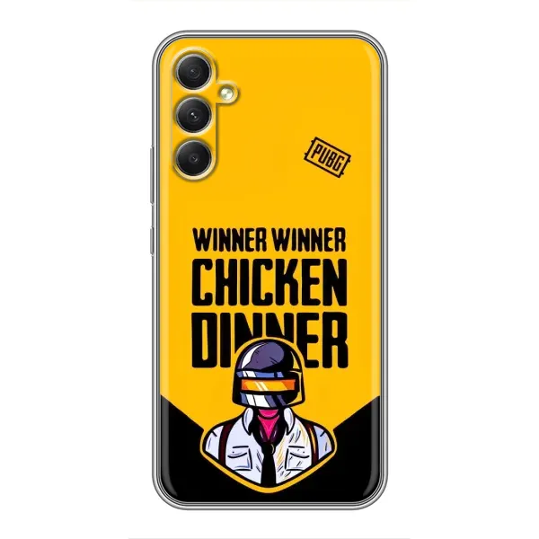 Чохол з принтом «Pubg шолом» для Samsung Galaxy A34