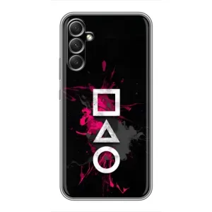 Чохол Гра в кальмара для Samsung Galaxy A34 (Символи Гра кальмара)