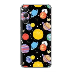 Космічні Чохли для Самсунг Ґелексі А34 (VPrint) (Намальовані планети)