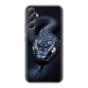 Чохол з картинкою 'Хижаки' для Samsung Galaxy A34 (Чорна змія)