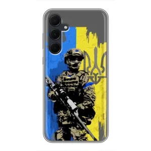 Чехлы с картинкой ЗСУ для Samsung Galaxy A35 (5G) (AlphaPrint) (АРТ солдат)