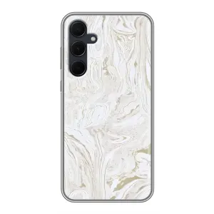 Мраморний чехол на Samsung Galaxy A35 (5G) (VPrint) (Білий мрамор)