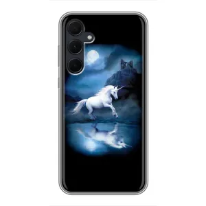 Чехол для Самсунг Галакси А35 5G - (Единорожки - Новинки) (AlphaPrint) (Единорог)