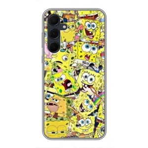 Чехол Губка Боб для Самсунг Галакси А35 5G (Эмоции Спанч Боба)