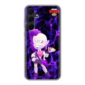 Чехлы Brawl Stars для Samsung Galaxy A35 (5G) (AlphaPrint) (Емз Бравл Старс)