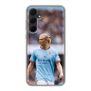 Чехлы с футболистом Ерлинг Холанд для Samsung Galaxy A35 (5G) (AlphaPrint) (Эрлинг Холанд)