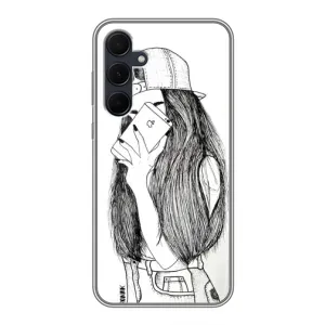 Чохол з друком для Samsung Galaxy A35 (5G) - (Мода) (AlphaPrint) (Фото дівчини)