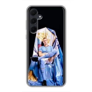 Чехлы с футболистом Ерлинг Холанд для Samsung Galaxy A35 (5G) (AlphaPrint) (футболист Холанн)