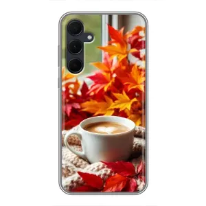 Чохол з унікальним дизайном 'Осінь з кавою' для Samsung Galaxy A35 (5G)