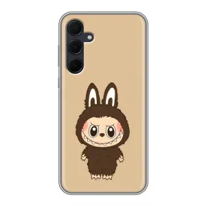 Чехол с Лабубу на Samsung Galaxy A35 (5G) (Bored Ape в красном)
