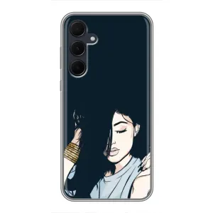 Чохол з друком для Samsung Galaxy A35 (5G) - (Мода) (AlphaPrint) (Гарна дівчина)