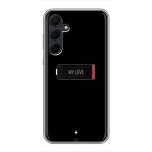 Чехлы для любимой на Самсунг Ґалаксі А35 (5Ж) (VPrint) (Love battery)