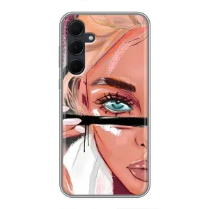 Чохол з друком для Samsung Galaxy A35 (5G) - (Мода) (AlphaPrint) (Макіяж)