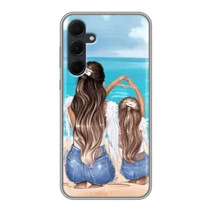 Чохол з друком для Samsung Galaxy A35 (5G) - (Мама з дитинкою) (AlphaPrint) (Мама з донькою)