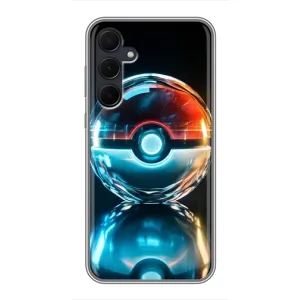 Чехол с Пикачу на Samsung Galaxy A35 (5G) (Мяч Пикачу)