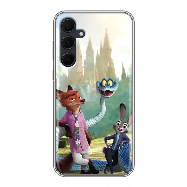Чехол с принтом «Герои мультфильма Зверополис» для Samsung Galaxy A35 (5G) Чехол с принтом «Герои мультфильма Зверополис» для Samsung Galaxy A35 (5G)