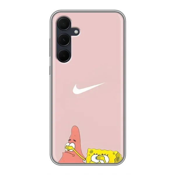 Чехол с принтом «Патрик и Губка» для Samsung Galaxy A35 (5G)