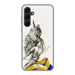 Чехлы Доброго вечора, ми за України для Самсунг Галакси А35 5G (AlphaPrint) (Победа)