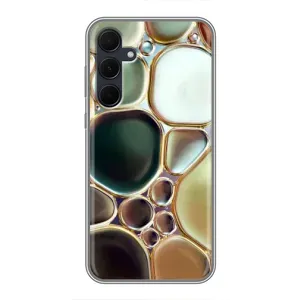 Мраморний чехол на Samsung Galaxy A35 (5G) (VPrint) (Радужний Мрамор)