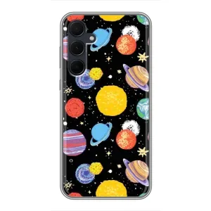 Космічні Чохли для Самсунг Ґалаксі А35 (5Ж) (VPrint) (Намальовані планети)
