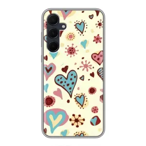 Чехлы для любимой на Самсунг Ґалаксі А35 (5Ж) (VPrint) (Сердечки)