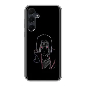 Чохли на тему: Ітачи Учіха для Samsung Galaxy A35 (5G) (AlphaPrint) (силует Ітачі)