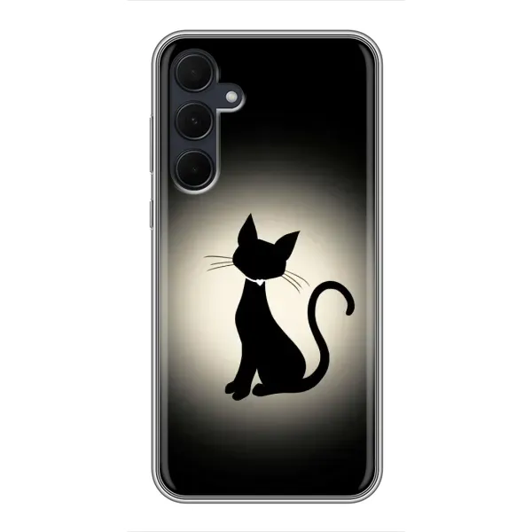 Чехол с принтом «Силуэт котика» для Samsung Galaxy A35 (5G)