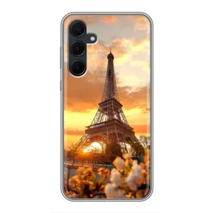 Чохол Ейфелева Вежа Samsung Galaxy A35 (5G) - (AlphaPrint) (Сонячня вежа)