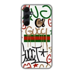 Брендновые Чехлы для Samsung Galaxy A35 (5G) - (PREMIUMPrint) (Стиль GUUCI)