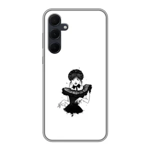 Чехлы Венсдей на Samsung Galaxy A35 (5G) Уэнсдей (AlphaPrint) (танец Уэнздей)