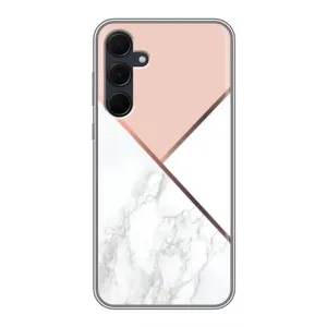 Мраморний чехол на Samsung Galaxy A35 (5G) (VPrint) (Тройний мрамор)
