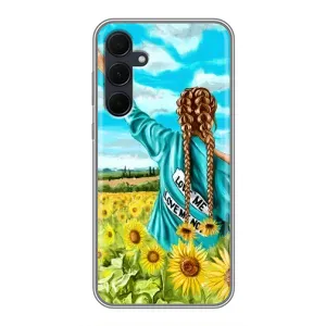 Чехол для Патриота Украины Samsung Galaxy A35 (5G) - (AlphaPrint) (Украиночка)