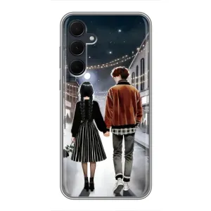Чехол с дизайном Венздей 2 на Samsung Galaxy A35 (5G) (Уэнздей и Тайлер)